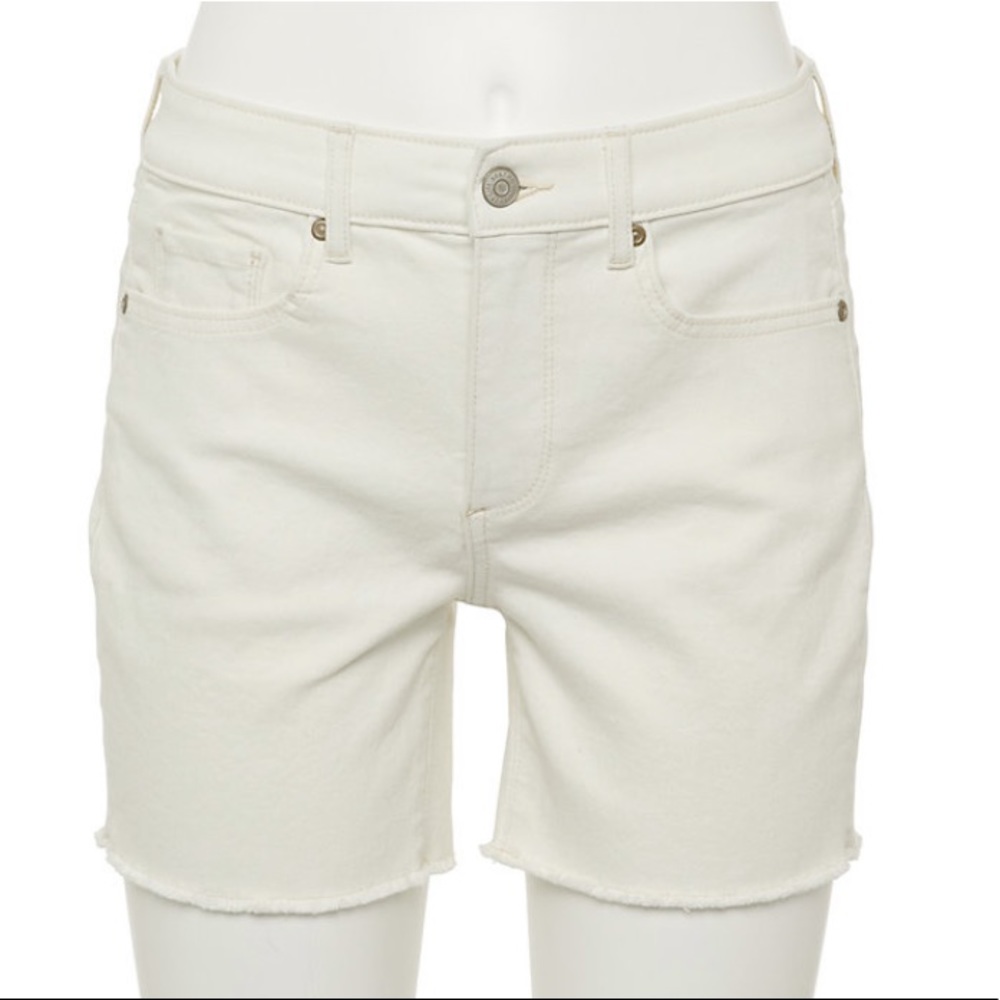 COPY - Women’s SONOMA Goods For Life White High Waisted Denim Shorts Size 16